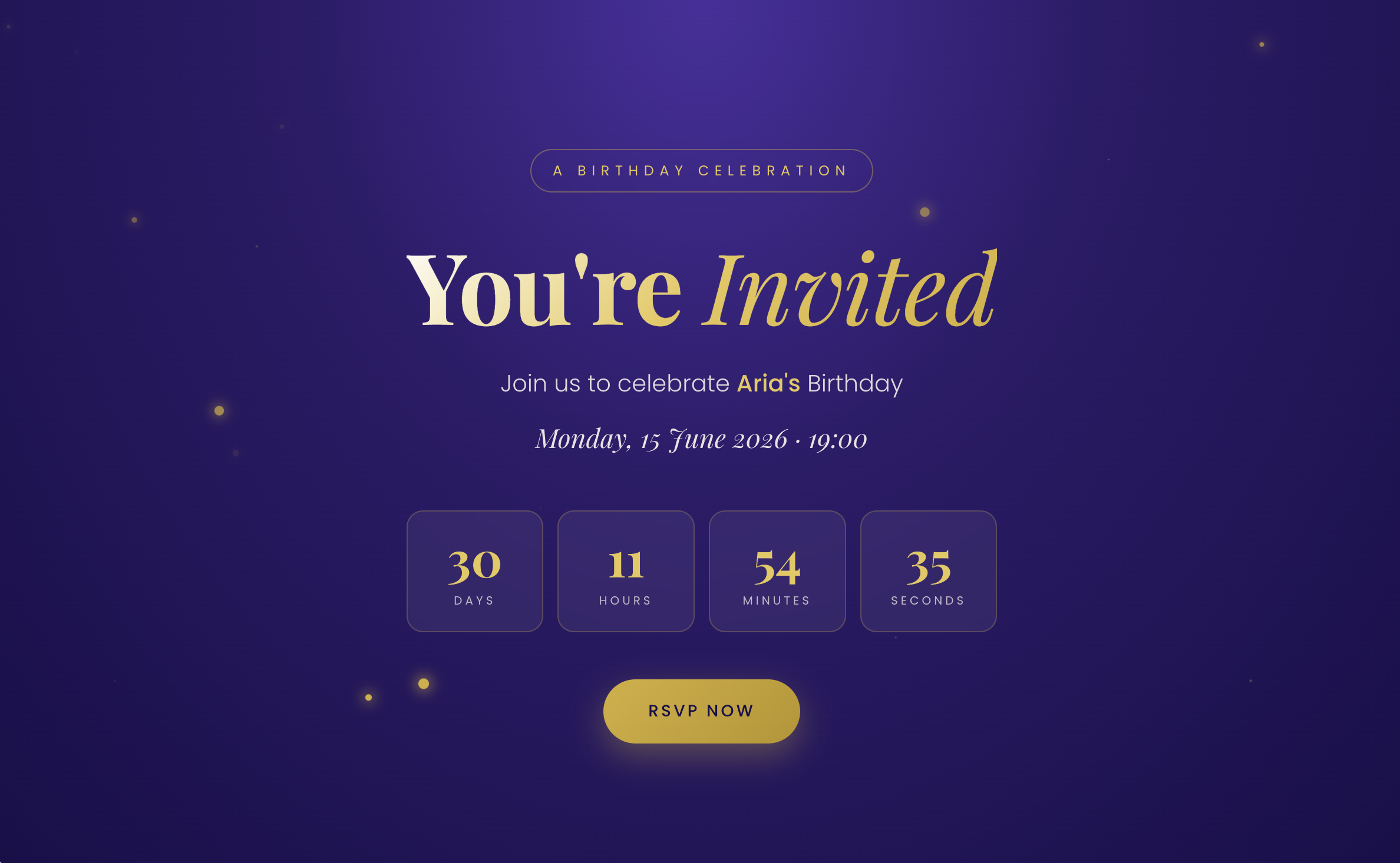 Birthday Celebration